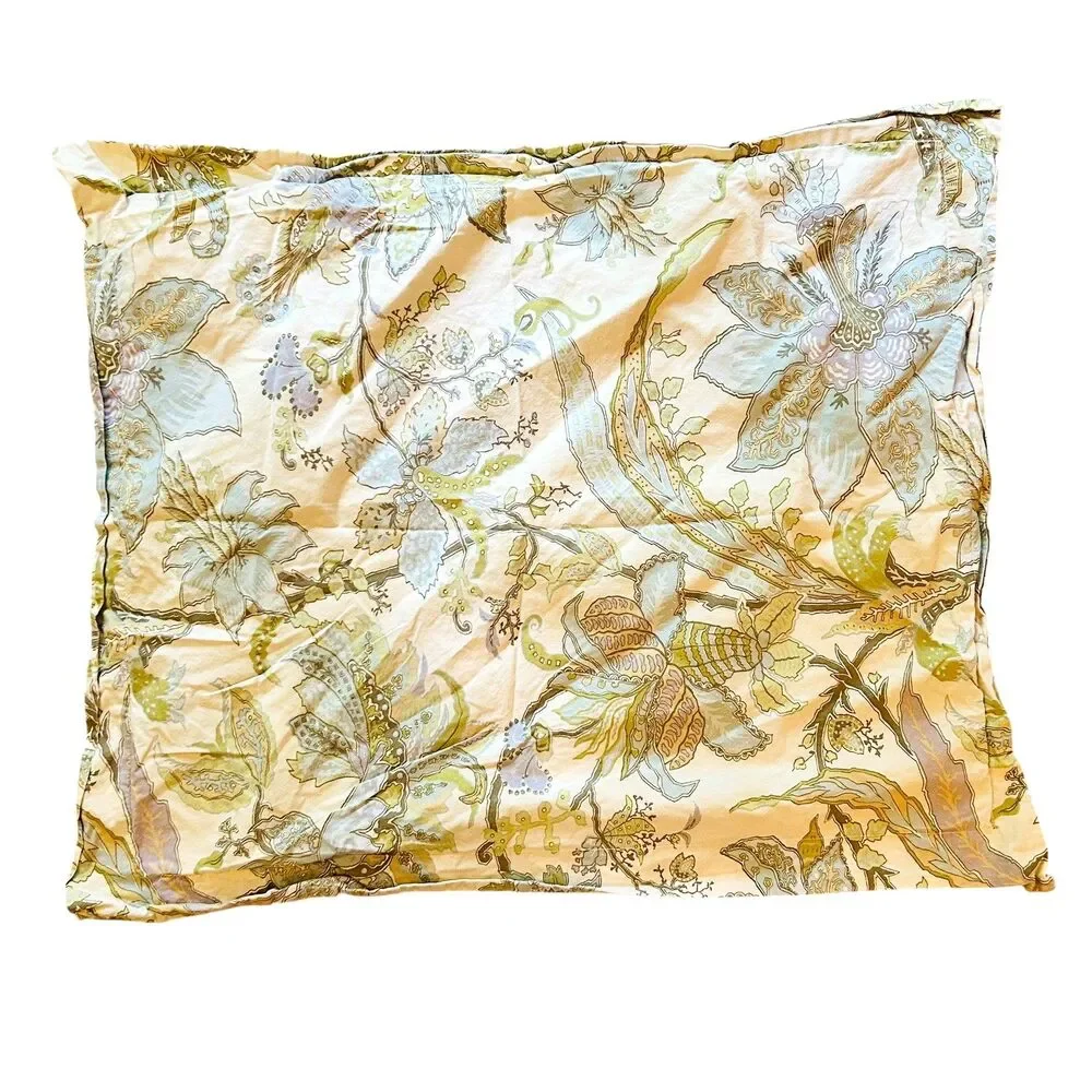 Pottery Barn Brigitte Jacobean Full Queen Duvet Cover and 2 Pillowcases Sham